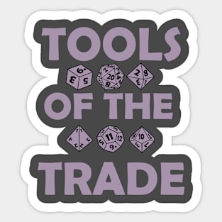 Tools of the Trade - purple Sticker